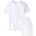 thumbnail image 1 of Hanes Men's 5Pack Crew Neck Tagless Black-Grey Undershirts Crewneck T-Shirt 3XL, 1 of 1