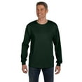 thumbnail image 1 of Hanes Men's 6.1 oz. Tagless Long-Sleeve Pocket T-Shirt - 5596, 1 of 5