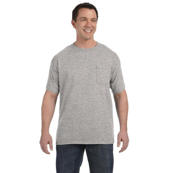 Hanes Men's 6.1 oz. Tagless Pocket T-Shirt - H5590