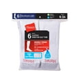 thumbnail image 1 of Hanes Men's Over the Calf Tube Socks 6-Pack White Enforced Toe Fresh IQ sz 6-12, 1 of 2