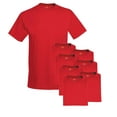 thumbnail image 1 of Hanes Men's 6-Pack Plus 2 Free Crew T-Shirts, Deep Red, X-Large, 1 of 1