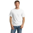 thumbnail image 1 of Hanes Men's 6Pack Crew Neck Tagless White Undershirts Crewneck T-Shirts, 3XL, 1 of 5