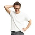 thumbnail image 1 of Hanes Men's 6Pack Crew Neck Tagless White Undershirts Crewneck T-Shirts, 3XL, 1 of 1