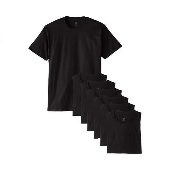 Hanes Men's 7 pack T-shirts 100% cotton Value Pack UP TO SIZE 5XL!
