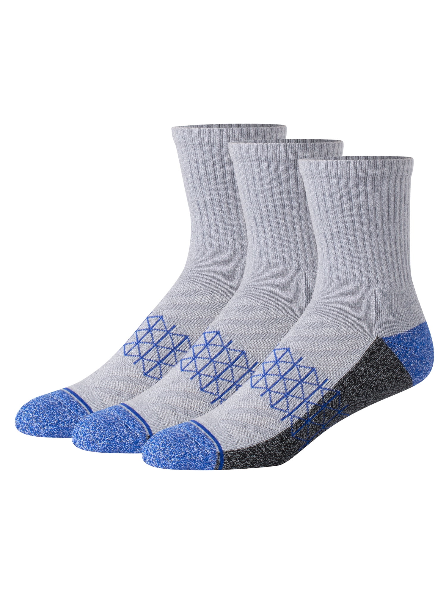 READYMADE CUSHION CREW SOCKS 3足セット Crew Socks Pack, 3 Pairs, Absolute Comfort Cushioned Socks for Men