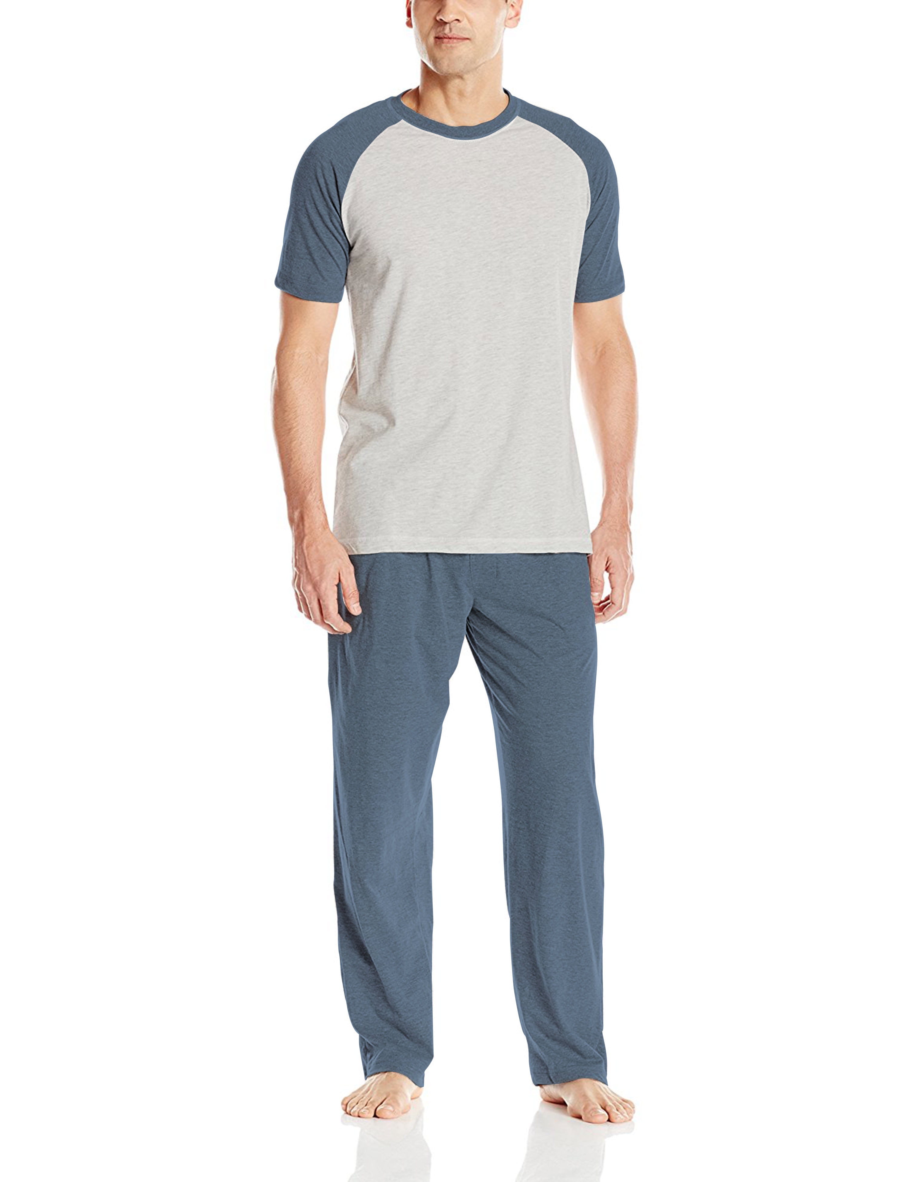 Hanes Men's Adult X-Temp Short Sleeve Cotton Raglan Shirt and