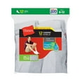 thumbnail image 1 of Hanes Men's Ankle Socks 12-Pack - 186V12, 1 of 1