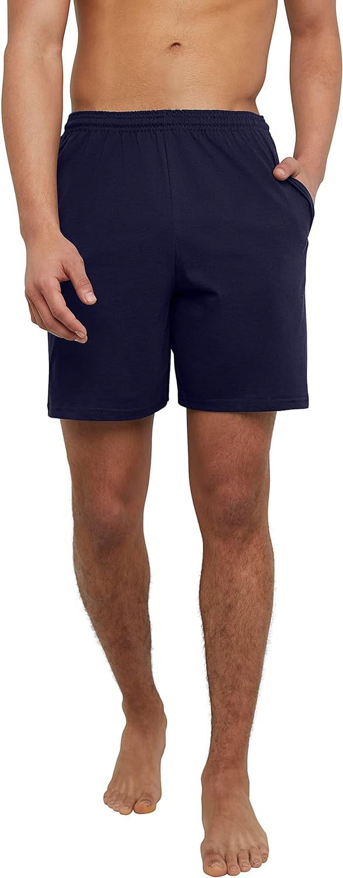 Hanes Men's Athletic Shorts, Favorite Cotton Jersey Shorts, PullOn