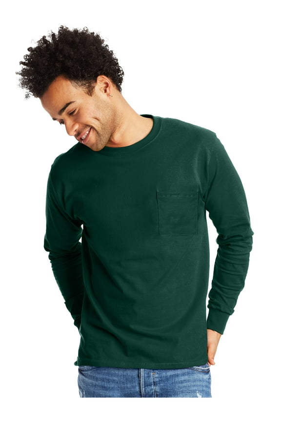 Men's Authentic Long Sleeve Pocket Tee