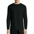 thumbnail image 1 of Hanes Men's Authentic Long Sleeve Pocket Tee, 1 of 5
