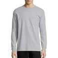 thumbnail image 1 of Hanes Men's Authentic Long Sleeve Pocket Tee, 1 of 5