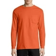 thumbnail image 1 of Hanes Men's Authentic Long Sleeve Pocket Tee, 1 of 5