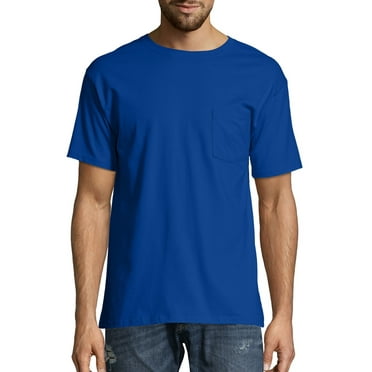 Hanes Men's Authentic Short Sleeve Pocket Tee