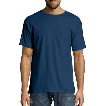 Hanes Men's Authentic Short Sleeve Pocket Tee