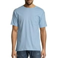 thumbnail image 1 of Hanes Men's & Big Men's Authentic Short Sleeve Pocket Tee, Sizes S-3XL, 1 of 5