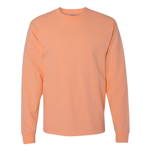 Hanes Men's Beefy-T Long Sleeve T-Shirt, Style 5186