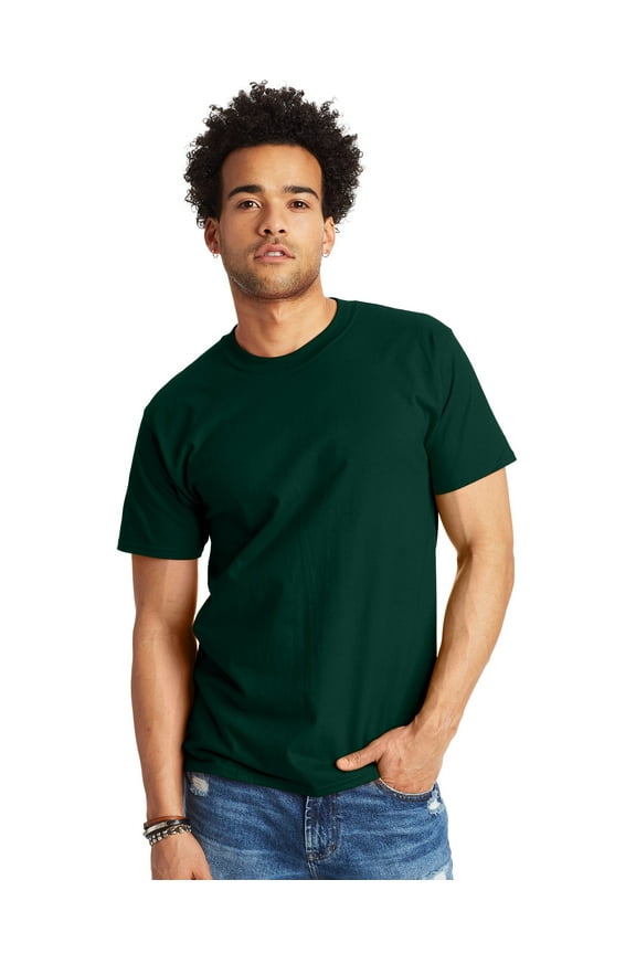 Men's & Big Men's Beefy Tee Shirt Heavyweight Cotton T-Shirt, Sizes S-3XL