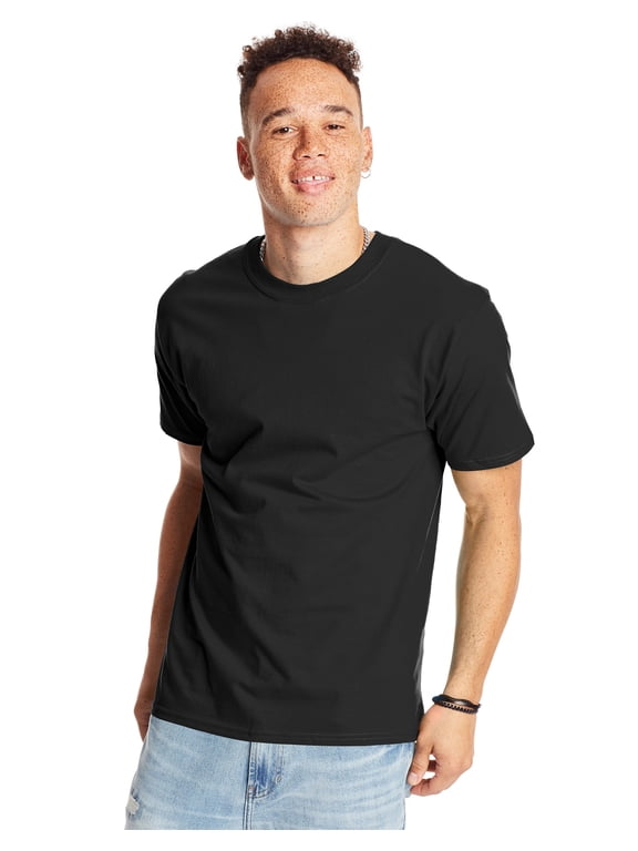 Men's & Big Men's Beefy Tee Shirt Heavyweight Cotton T-Shirt, Sizes S-3XL