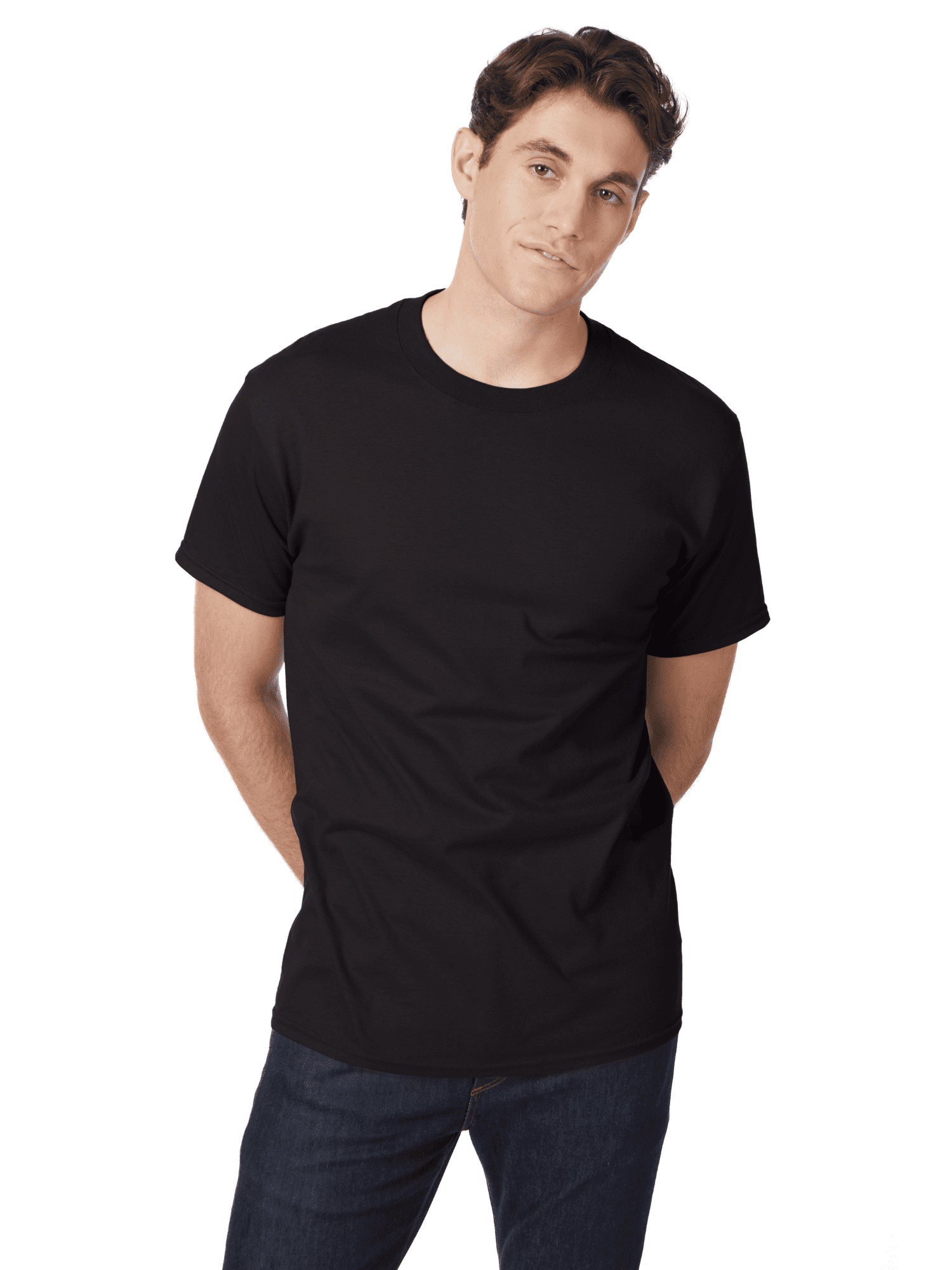 Hanes Men's 2 Pack X-Temp Performance T-Shirt, Deep Red, XX