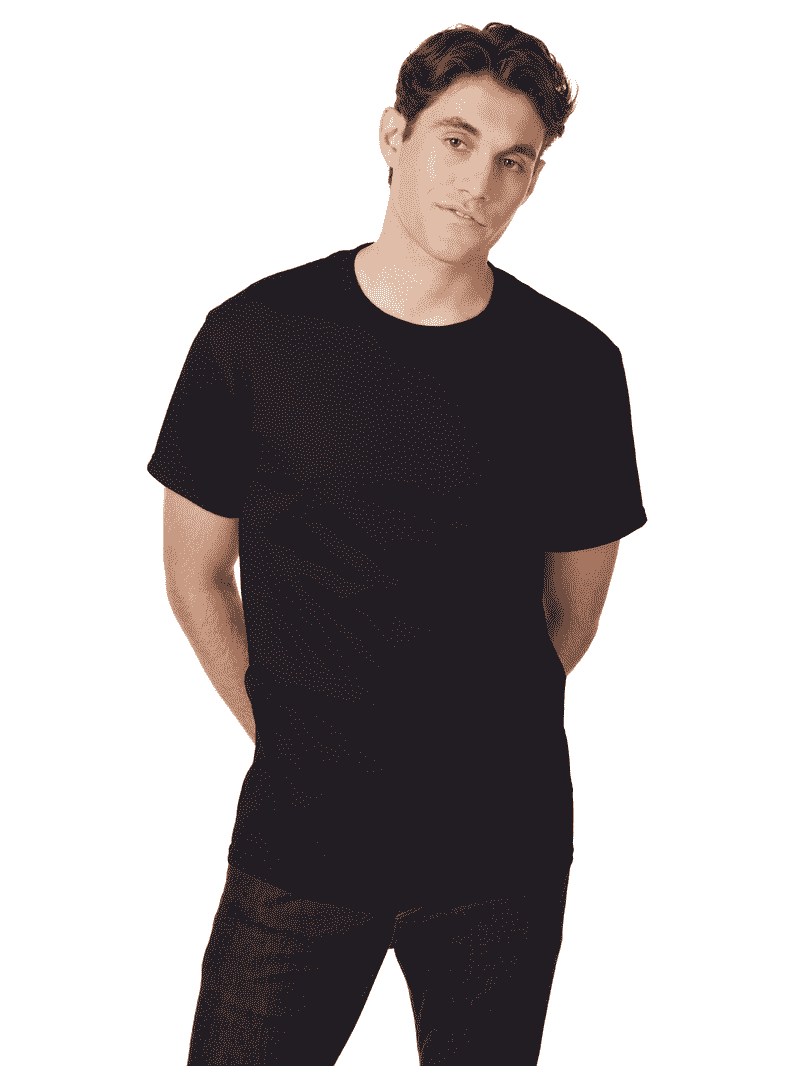 Hanes Men's and Big Men's Beefy-T Short Sleeve Tee, 100 Hanes Men's and Big Men's Beefy-T Short Sleeve Tee, 100