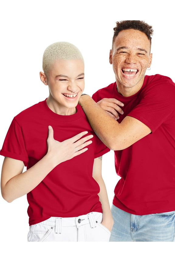 Men's & Big Men's Beefy Tee Shirt Heavyweight Cotton T-Shirt, Sizes S-3XL