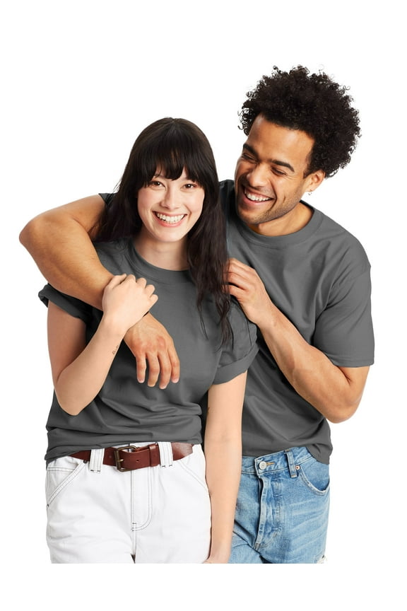 Men's & Big Men's Beefy Tee Shirt Heavyweight Cotton T-Shirt, Sizes S-3XL