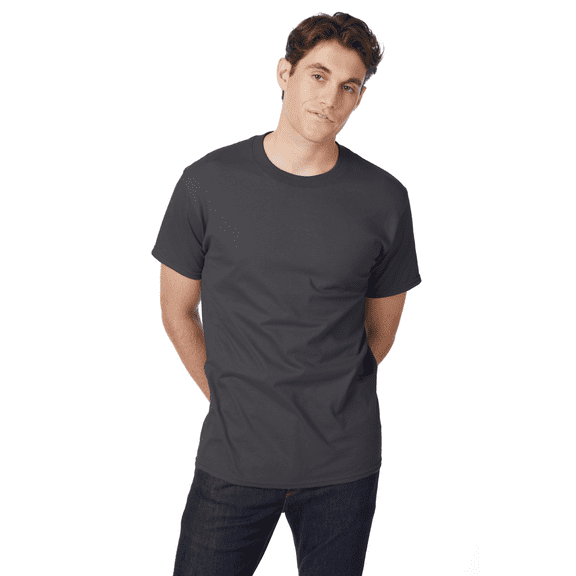 Hanes Men's & Big Men's Beefy Tee Shirt Unisex Heavyweight Cotton T-Shirt, Sizes S-6XL