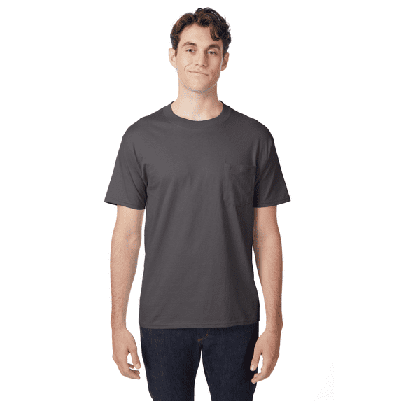 Hanes Men's Beefy-T Unisex Pocket T-Shirt, Sizes S-3XL