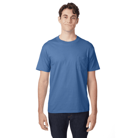 Hanes Men's Beefy-T Unisex Pocket T-Shirt, Sizes S-3XL