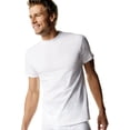 thumbnail image 1 of Hanes Men's Big 5-Pack Crew T-Shirt, White, XX-Large, 1 of 2
