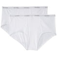 thumbnail image 1 of Hanes Mens Big Briefs - Sizes (Pack Of 4), White, XXX-Large, 1 of 2