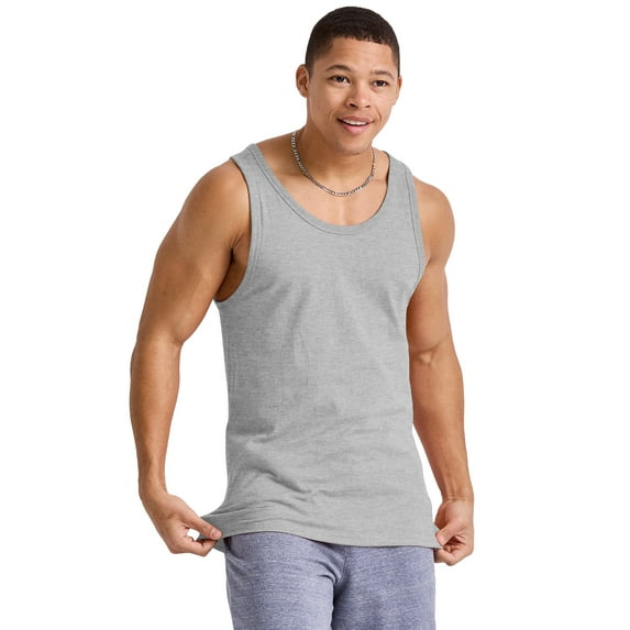Hanes Men's Tank Top Sleeveless Shirt Tri-Blend Originals Lightweight sz S-2XL