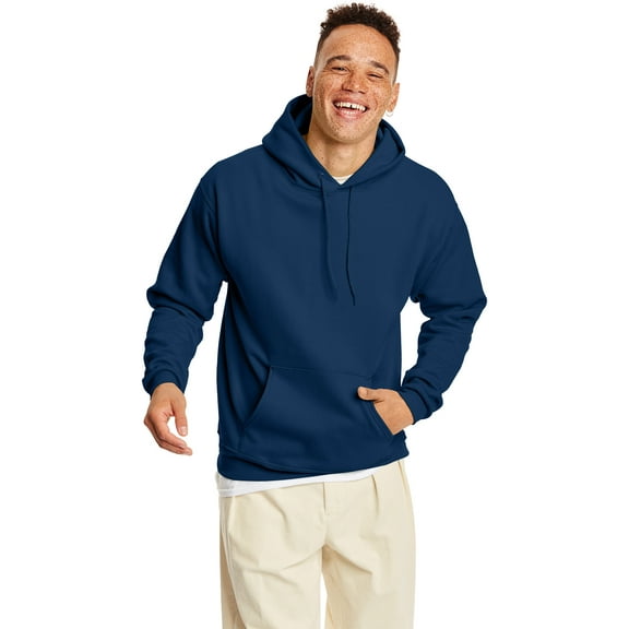 Hanes Essentials Men's & Big Men's EcoSmart Fleece Hoodie Sweatshirt, Sizes S-3XL