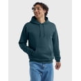thumbnail image 1 of Men's Hanes® EcoSmart Fleece Pullover Hoodie Color: Metallic Teal Size: XL, 1 of 6