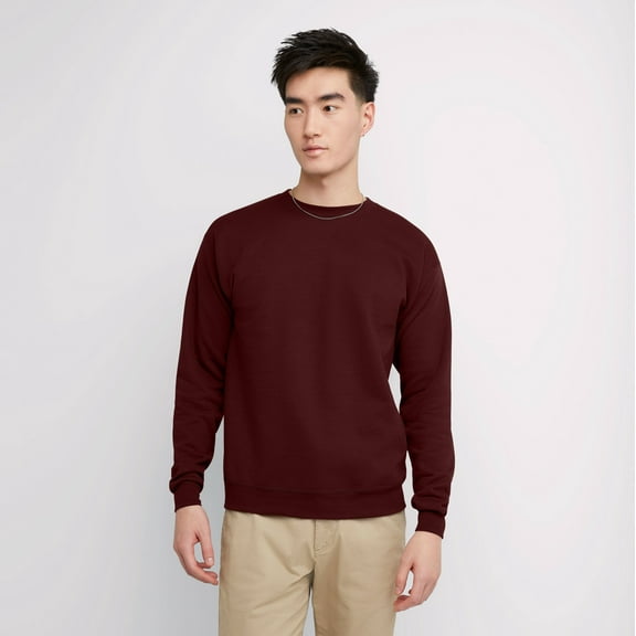 Hanes Men's and Big Men's EcoSmart Fleece Sweatshirt, Sizes S-5XL