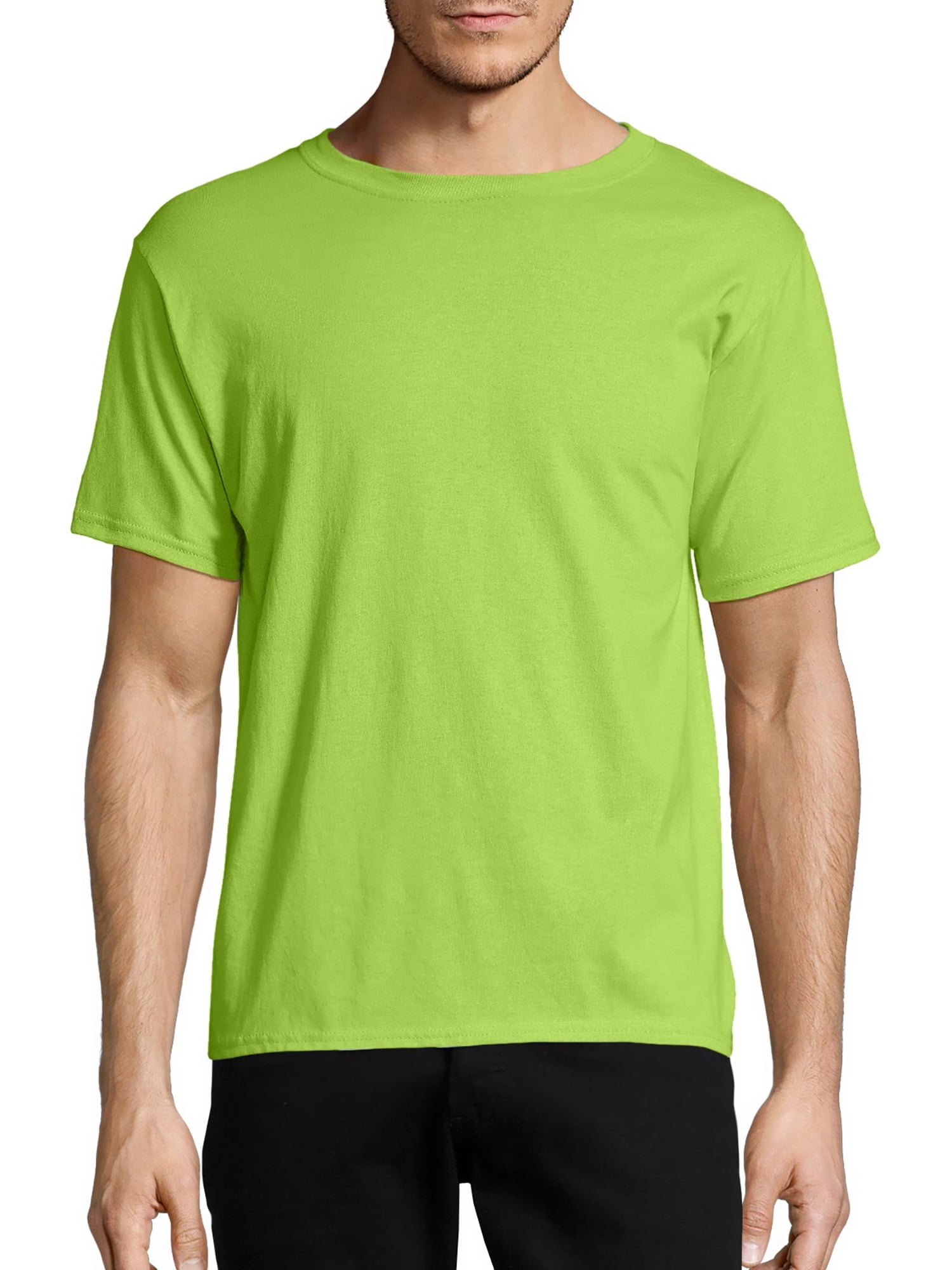 Hanes Ecosmart Men's Short Sleeve Tee, Soft Jersey Fabric, Up To