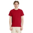 thumbnail image 1 of Hanes EcoSmart Unisex Crewneck T-Shirt Deep Red L, 1 of 10