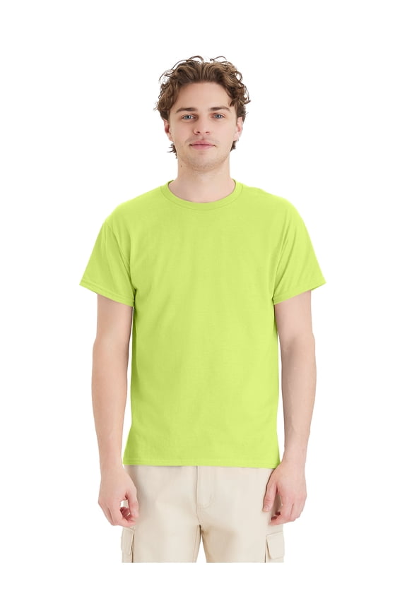 EcoSmart Unisex Crewneck T-Shirt Safety Green M