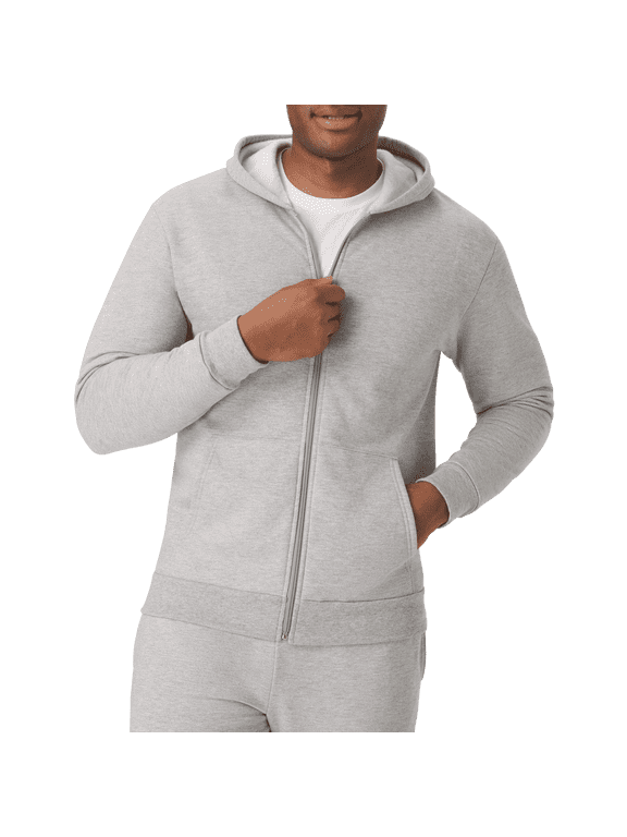 Men's & Big Men's Essentials Fleece Full-Zip Hoodie Sweatshirt, Sizes S-5XL