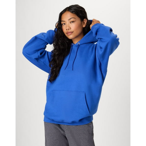 Hanes Ultimate Men's Heavyweight Fleece Hoodie Deep Royal XL