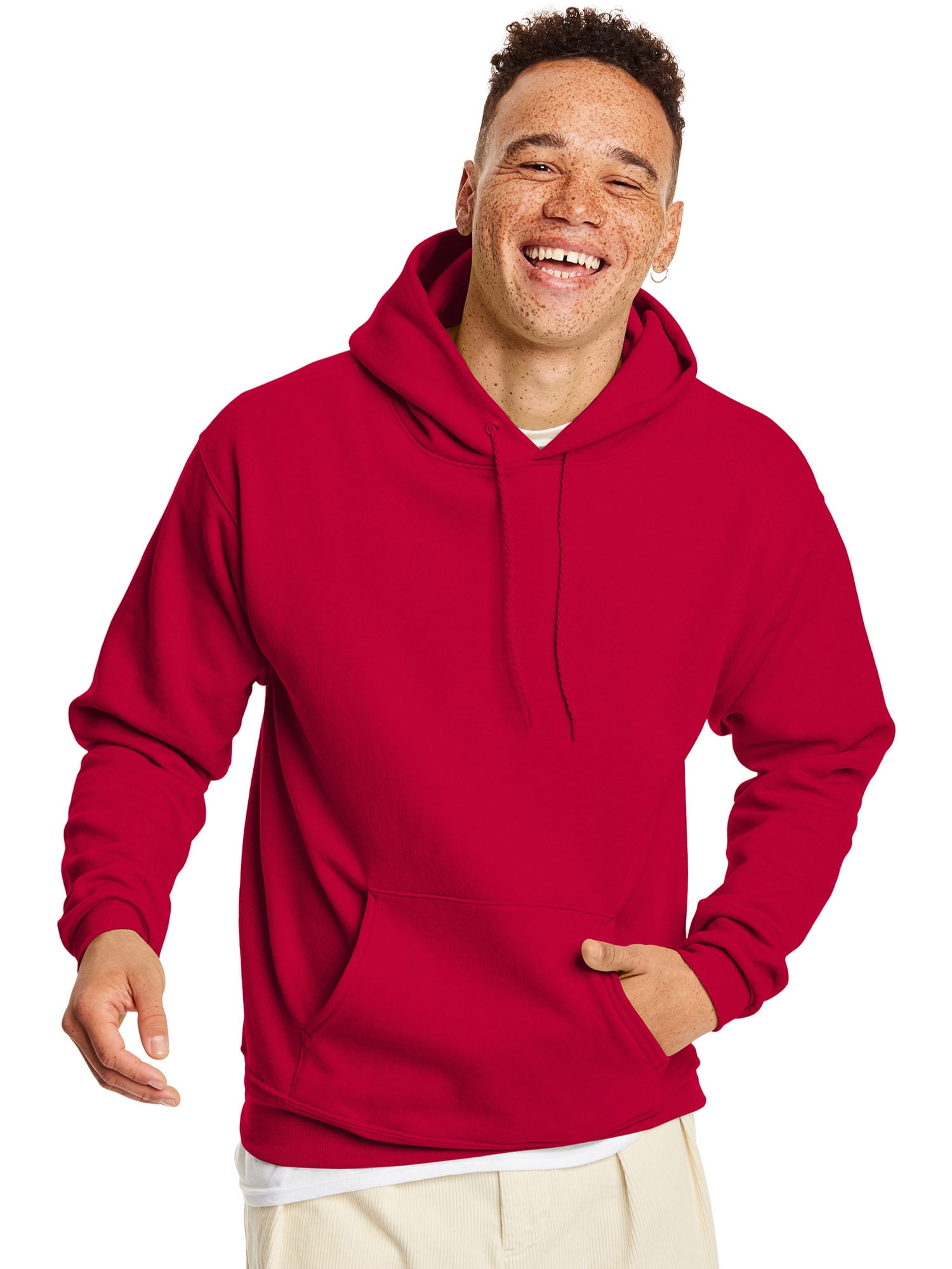 Hanes Men's & Big Men's Ultimate Cotton Pullover Hoodie, up to 5XL