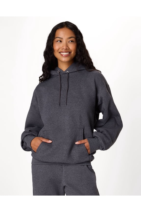 Ultimate Men's Heavyweight Fleece Hoodie Charcoal Heather XL