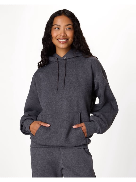 Ultimate Men's Heavyweight Fleece Hoodie Charcoal Heather XL
