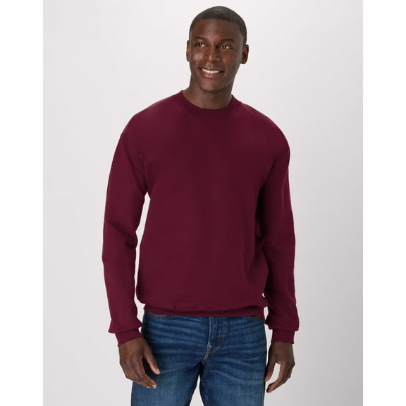 Hanes Ultimate Men's & Big Men's Heavyweight Fleece Crewneck Sweatshirt, Sizes S-3XL
