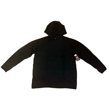 Hanes Men's Big Size Ultimate Modal Spandex Black Pajama Hoodie