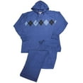 thumbnail image 1 of Hanes Men's Big and Tall Long Sleeve Hoodie and Pant Sleep Set: Ultimate Comfort, 1 of 3