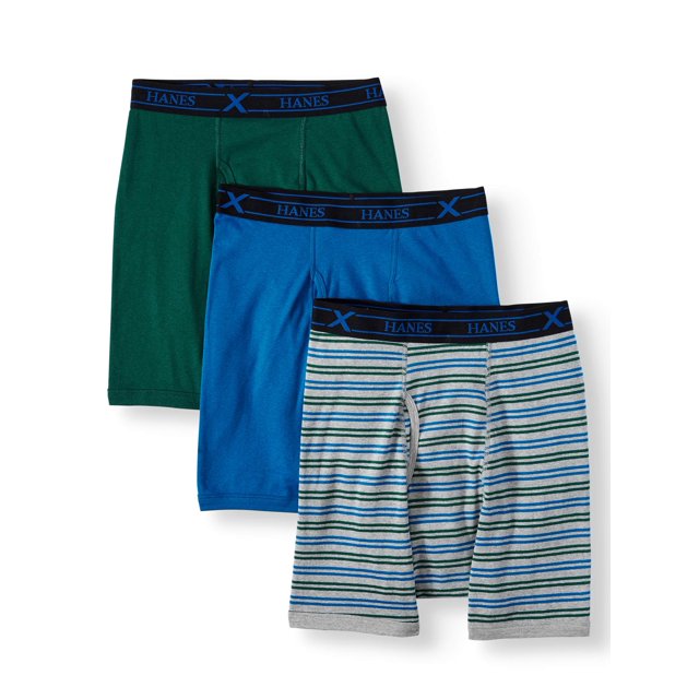 Hanes Men's Big and Tall Tagless Stretch Boxer Brief with Xtemp