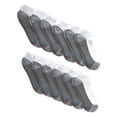thumbnail image 1 of Hanes Men's Big and Tall X-Temp Cushioned with Arch & Vent Low Cut Socks, 12 Pack, 1 of 6
