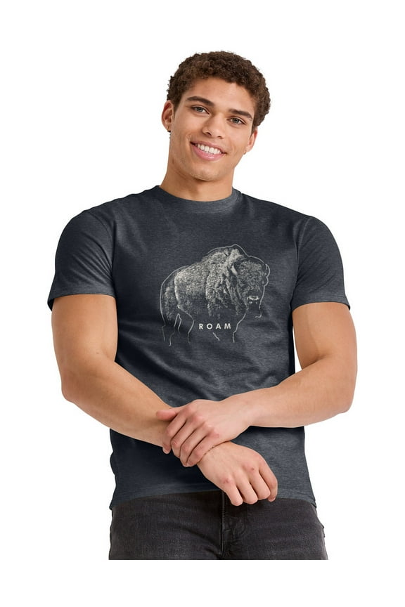 Men's Bison Roam Graphic Tee L