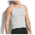 thumbnail image 1 of Hanes Men's Black / Gray Classic Cotton Comfort Tagless Tanks 4 Pack Size XL, 1 of 2